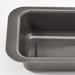 "Silver rectangular loaf tin for making cakes and bread"