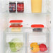Digital Shoppy IKEA Food container, transparent/red, 230 ml -for Food storage & organizing boxes, kitchen, restaurants, catering, wholesale, disposable hot food containers, plastic-