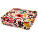 An oversized floor cushion from IKEA, perfect for lounging and relaxing. 00415844, 90540221,10540220, 70540222