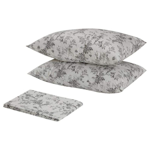 White Cotton flat sheet and 2 pillowcase set from IKEA70418764