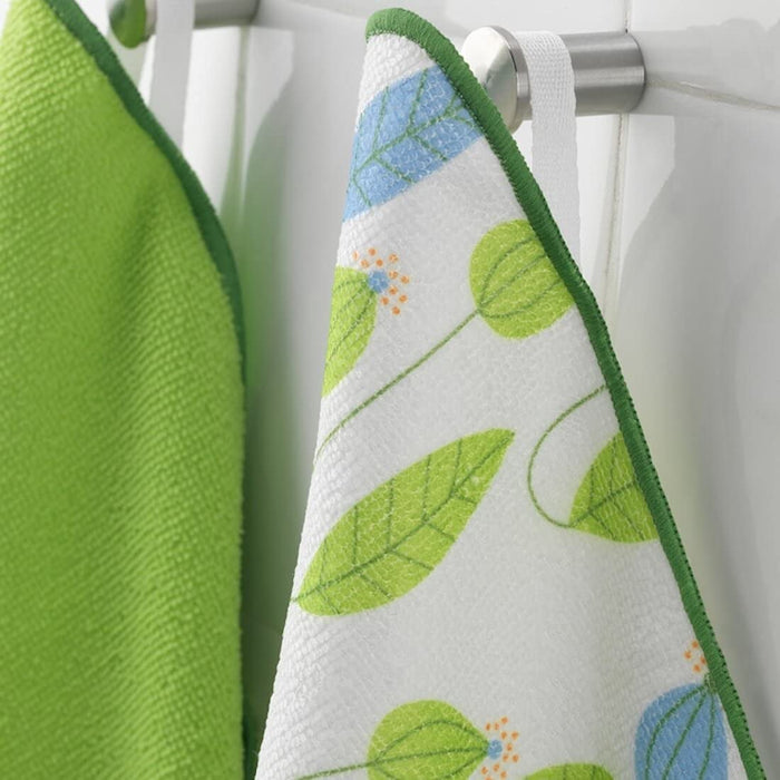 RINNIG Dish-cloth, green, 10x10 - IKEA