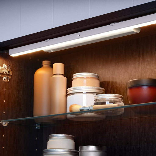 Long-lasting battery-powered LED lighting strips from IKEA, made for continuous cabinet lighting 40360118