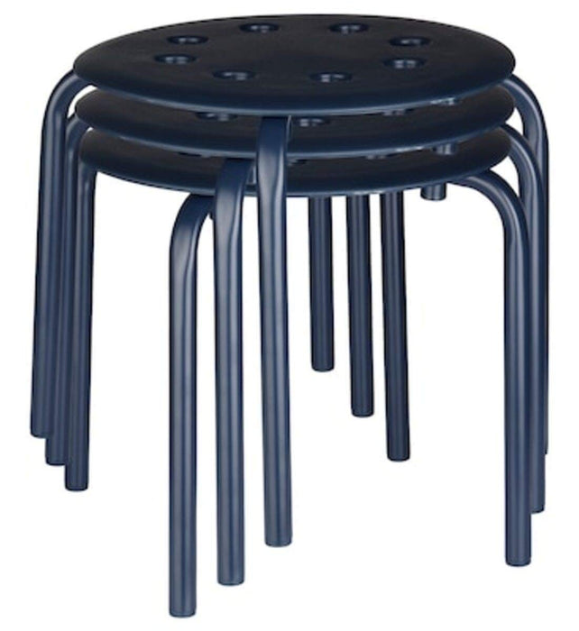 digital shoppy ikea stool, A side view of a 30 cm stool from IKEA, highlighting the cylindrical black metal legs and the small round feet at the base of each leg.  30415809