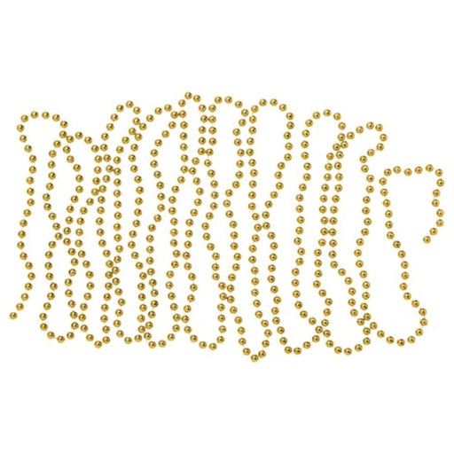 A close-up of the IKEA pearl garland, showcasing the intricate details of each pearl 90468140