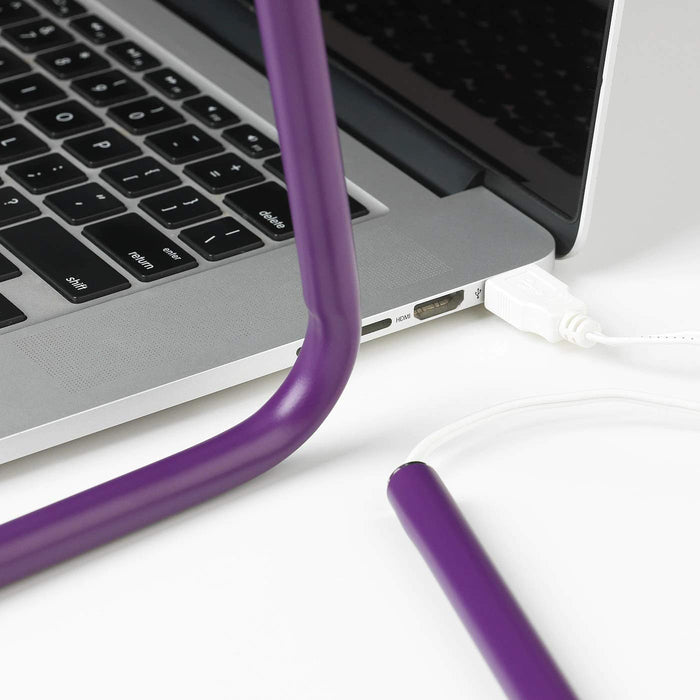 Lilac IKEA work lamp with built-in USB port: convenient charging solution for your devices 50446999