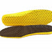 A pair of orthopedic cushion insole pads for shoes, providing maximum support and comfort for feet.