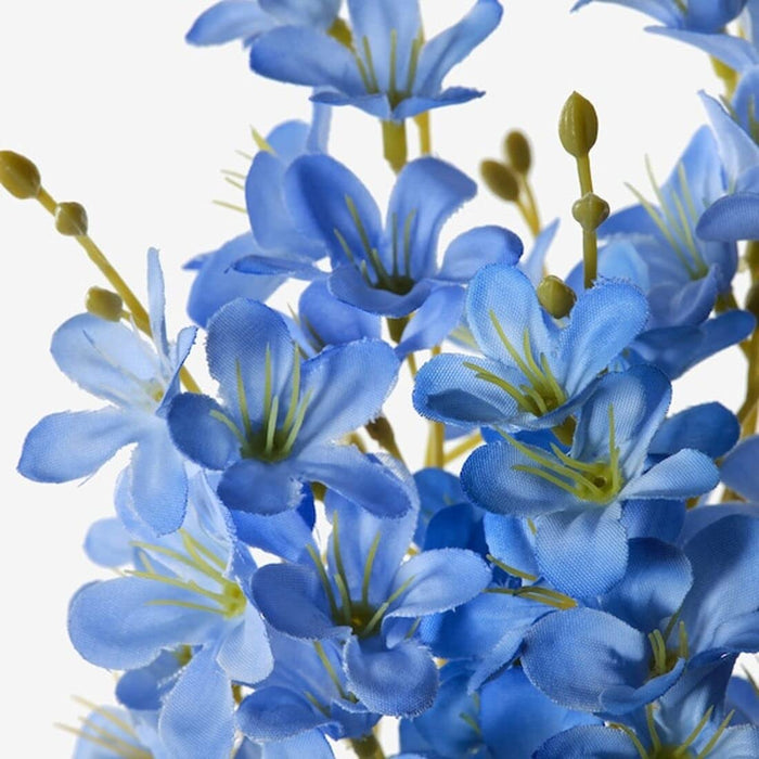 Digital Shoppy IKEA Artificial Bouquet, artificial flowers for decoratiomn , artificial flowers price, artificial flowra, artificial sgopping in/Outdoor/Freesia Blue, 43 cm (17 ") 10476064