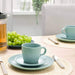 This cup and saucer set is both functional and stylish, adding a touch of sophistication to any table setting 10481819