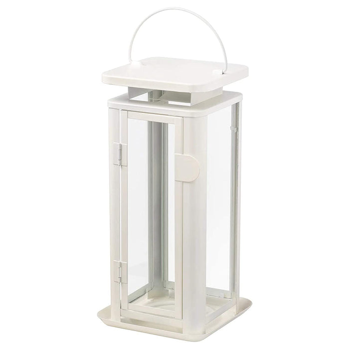 IKEA Lantern for Block Candle, in/Outdoor, White, 29 cm (11 ½") - digitalshoppy.in