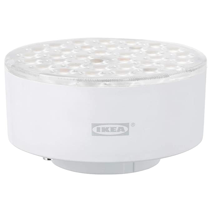 A low-heat emitting LED bulb with an GX53 fitting from IKEA 40365088