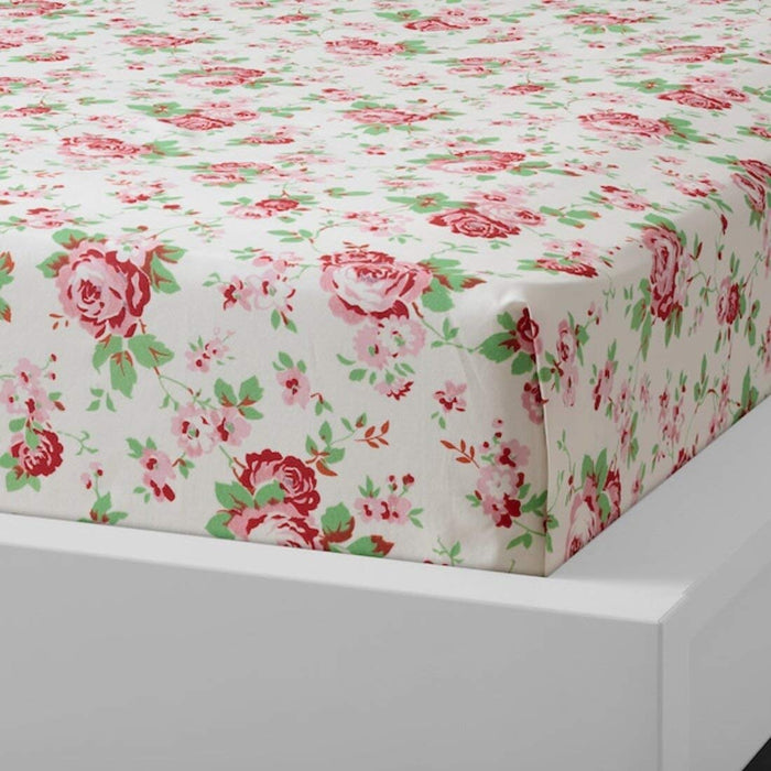 Digital Shoppy IKEA Flat Sheet and 2 Pillow Case 240x260/50 cm (94x102/20 ) (White)  00494308