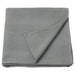 Soft and cozy dark blue bedspread from IKEA, measuring 160x250 cm, folded neatly on a bed.0389075,70389078