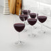 A clear glass wine glass from IKEA, offering a versatile and stylish addition to any table setting.