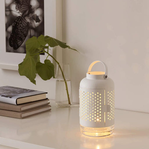 IKEA Lantern for Tealight Candle, White, 21 cm (8") Lantern, decorative lantern, paper lantern, hanging lantern, Sky lantern,10421651