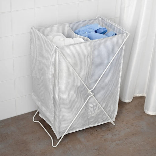 Digital Shoppy IKEA Laundry basket, white/grey 90 l . 30319978
