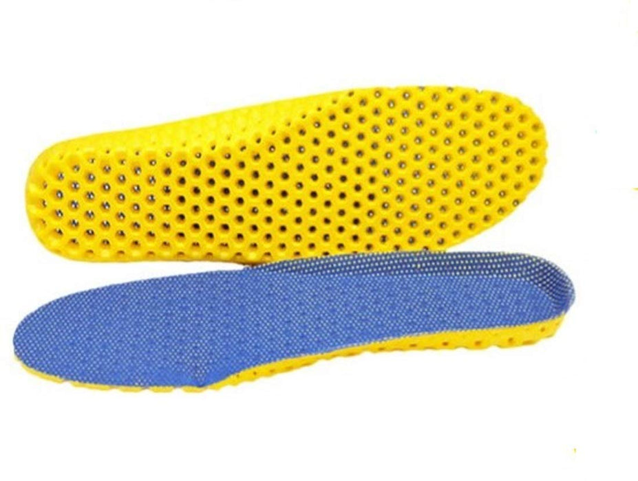 Light Weight Breathable orthopedic insoles Deodorant Shoes Running Cushion Insoles for Shoes Pad Solid plantillas para los pies (Navy Blue, 44 (27cm-28cm))