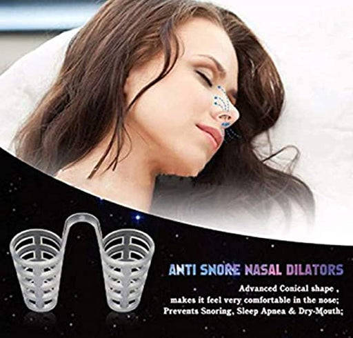 Digital Shoppy Silicone Anti Snoring Nasal Dilator Relieve Snore Stopper Nose Vents Clip Guard Easy Sleeping Breath Aid X0014AGV01 breathe sleep online low price