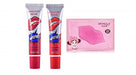 Digital Shoppy Romantic Bear Long Lasting Lip colors With Lip Mask/Plumper (CHERRY RED, SEXY RED)