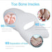 Image of an orthotics kit including toe separators, toe straighteners, and heel pads made of soft, comfortable materials.
