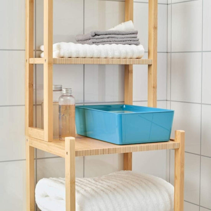 An easy-to-use feature of IKEA's storage box with lid for maximizing storage space