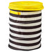 The yellow basket with lid from IKEA has a sleek and stylish design, perfect for any room in your home.