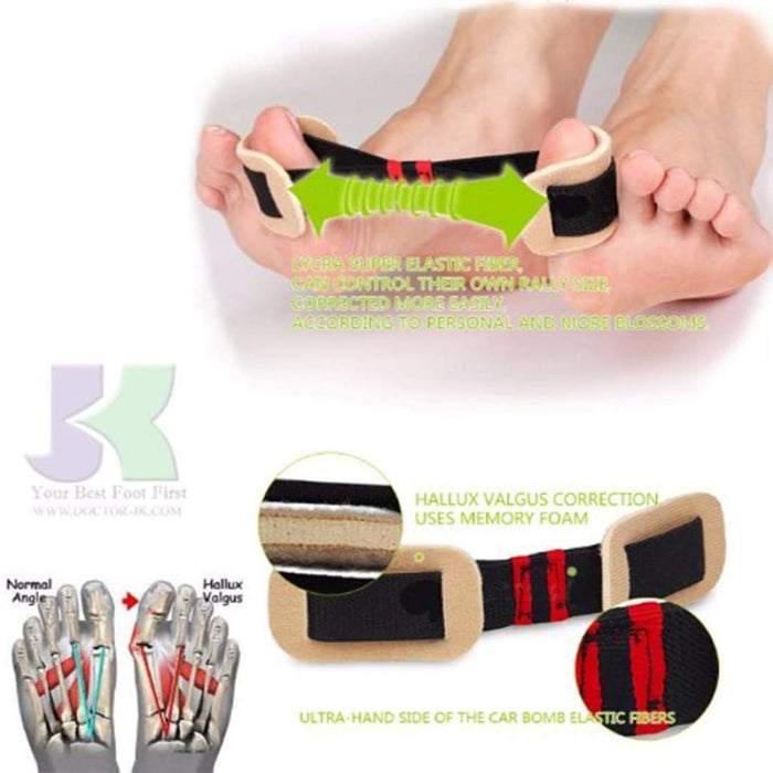 Digital Shoppy New 7pcs/set Soft Bunion Protector Toe Straightener Toe Separating Silicone Toe Separators Thumb Feet Care Foot Pain Easese