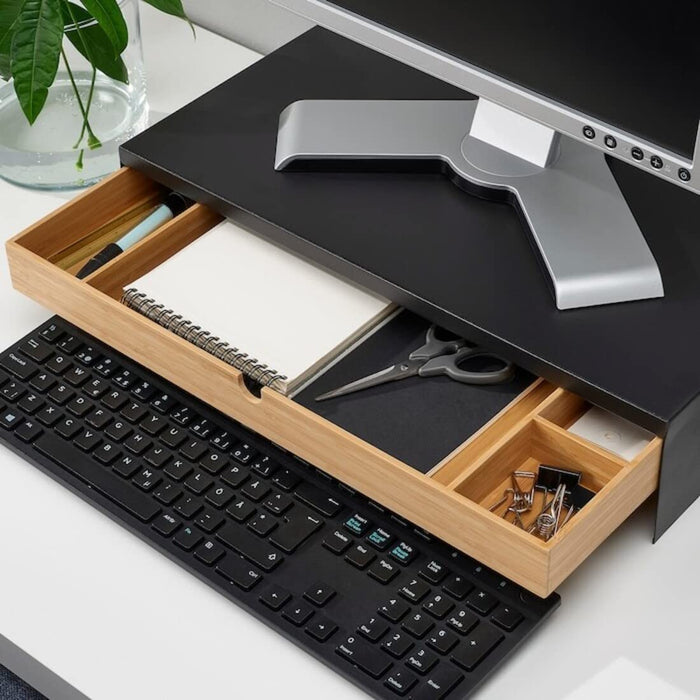 Digital Shoppy IKEA Monitor Stand with Drawer , Stylish and practical IKEA Monitor Stand with Drawer - upgrade your workstation and keep your desk organized 80485102