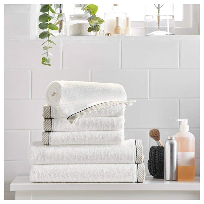 SALVIKEN Bath towel, white, 28x55 - IKEA