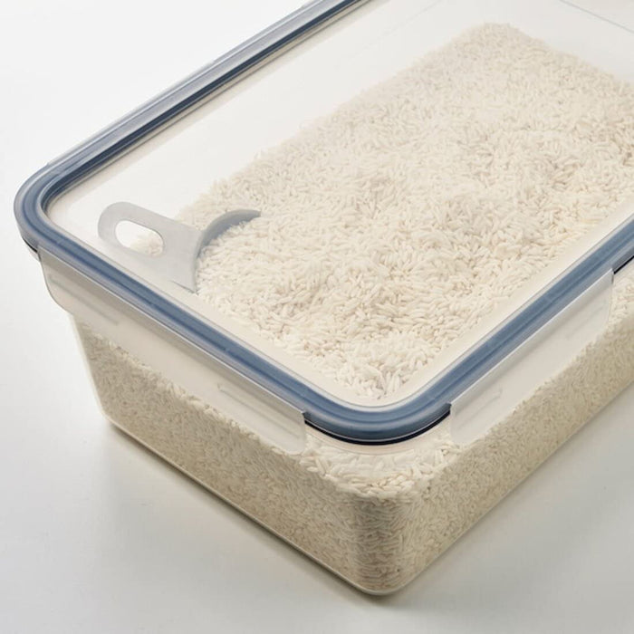 Leak-proof lid IKEA plastic food container, designed to keep food fresh and prevent spills  0039306, 30361793
