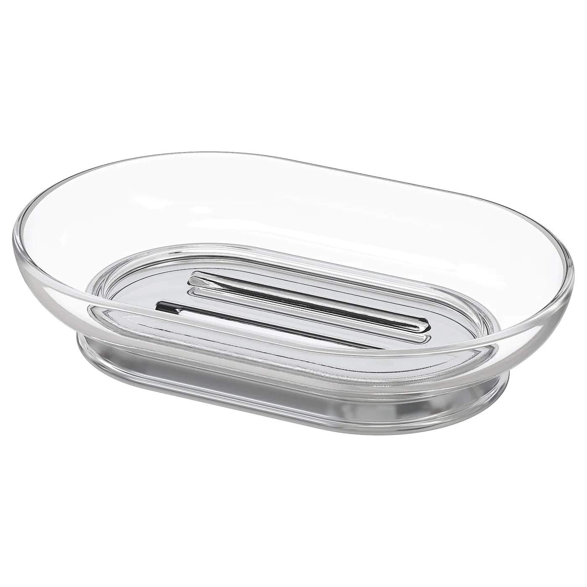 KROKFJORDEN Soap dish with suction cup, zinc plated - IKEA