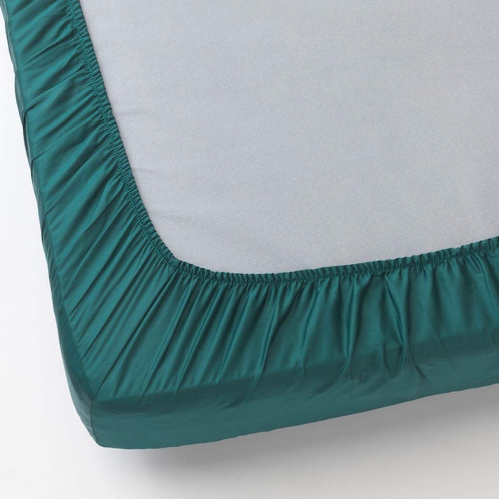 The sheet fits over the corners of your mattress and stays in place thanks to the elastic edging  20433663