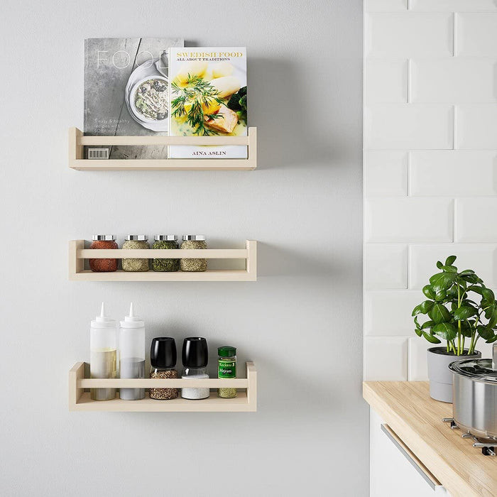 IKEA Aspen Spice Rack in use, showcasing its practical and compact design, perfect for storing and organizing a variety of herbs, spices, and condiments  00487176