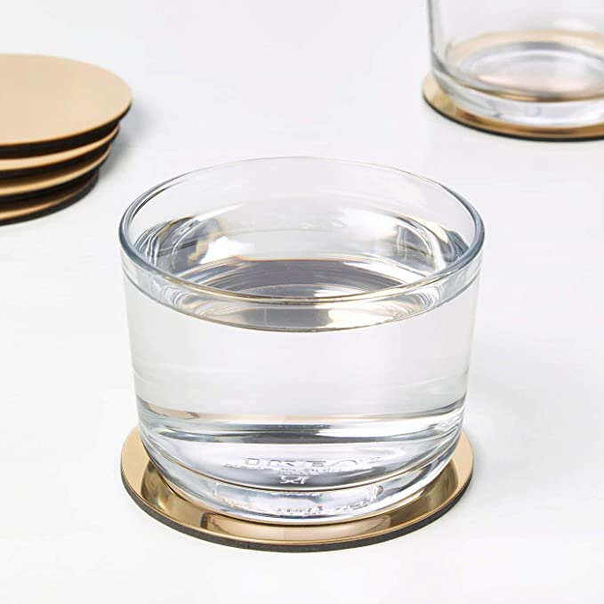 Keep your coffee table looking new with these durable IKEA steel coasters 30343006 