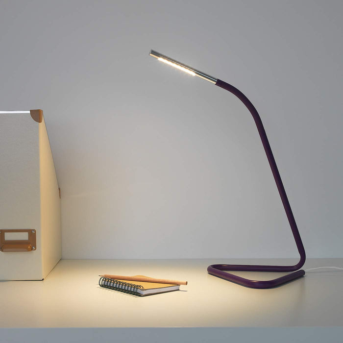 Lilac LED work lamp from IKEA: emits bright and consistent light 50446999