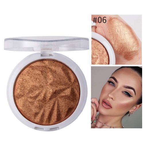 Digital Shoppy HANDAIYAN Highlighter Makeup Shimmer Powder Palette Base Illuminator Face Contour Glow Cosmetics (06) - digitalshoppy.in
