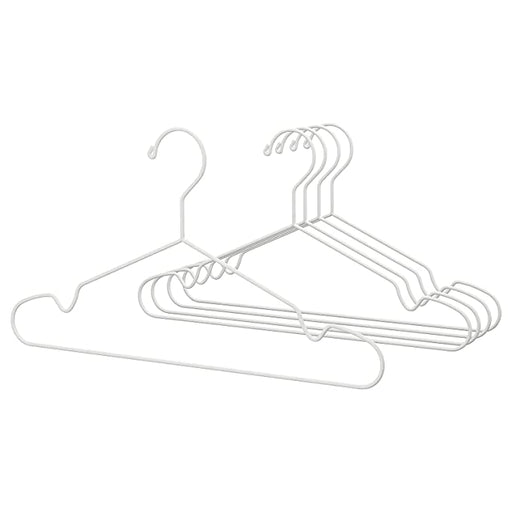 Digital Shoppy IKEA Hanger, In/Outdoor, White, 41 cm, 5 Pack 20291418 hang clothes occupies space online low price