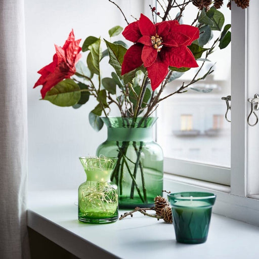 Digital Shoppy IKEA Vase, Light green12 cm . 10500790