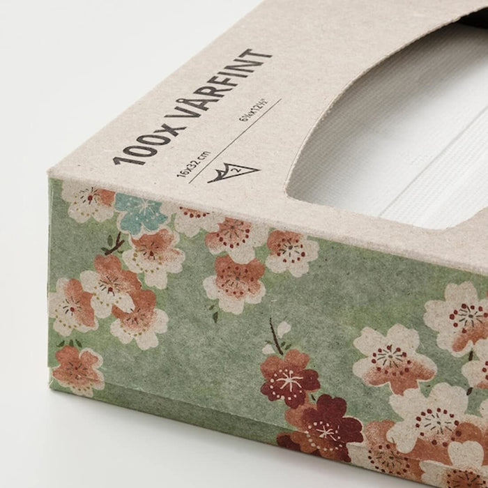 Digital Shoppy IKEA Paper napkin, white, 16x32 cm (6 ¼x12 ½ ") 90454020 wiping eating fold design smooth online low price