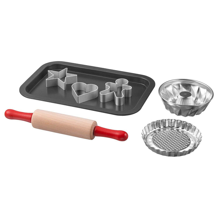 7-piece baking set for kids by IKEA on a white background  20158202