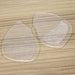 Transparent silicone gel forefoot pad for women's high-heeled shoes, offering the ultimate comfort solution for the feet.
