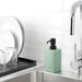 Stylish and affordable soap dispenser with a minimalist plastic body 70428876 50428877 50424346