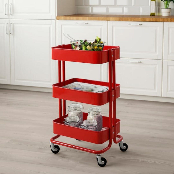 Space-saving IKEA trolley with slim design for apartment living  00466961