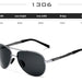 Digital Shoppy VEITHDIA Brand Men's Pilot Polarized Sunglasses Men Sun Glasses Alloy Frame Driving Glasses Shades 1306