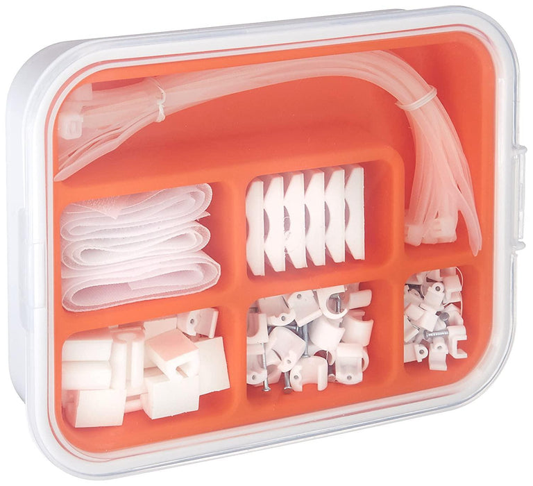 Ikea Fixa 114 Piece Set TV Computer Cable Management System - digitalshoppy.in