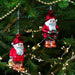 Upgrade your holiday decor with the charming and whimsical Hanging Santa Claus Decoration Set from IKEA 60475905