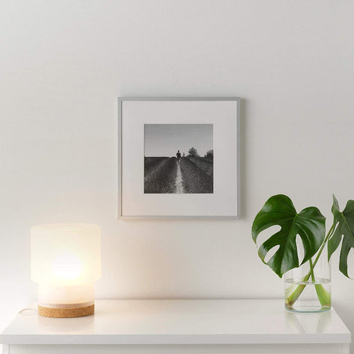 An IKEA aluminium frame with a modern and minimalistic design, perfect for wall decor 80335853