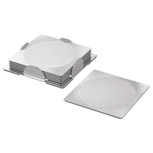 Protect your surfaces in style with these sleek IKEA steel coasters 30174225