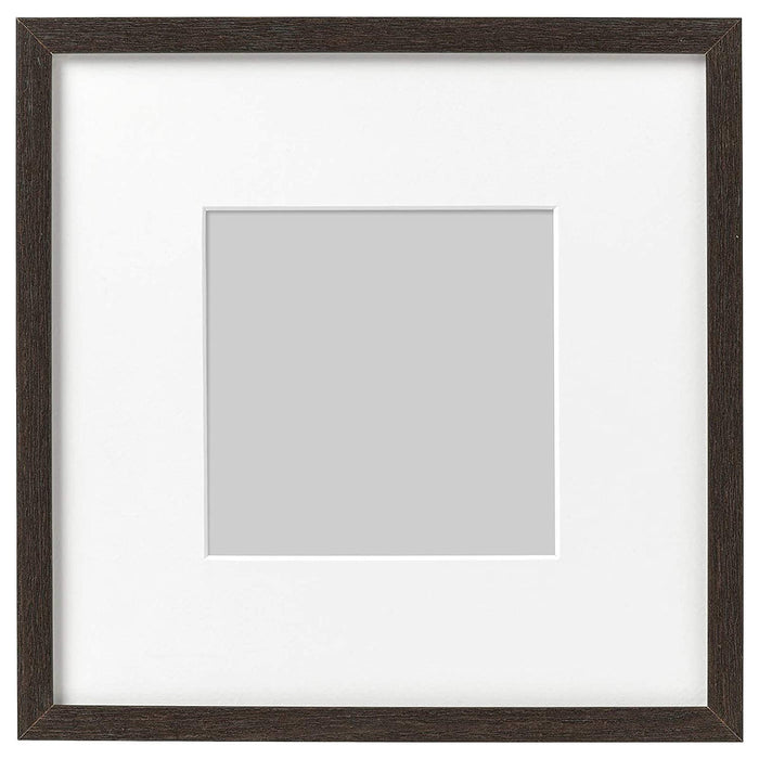A sleek photo frame with a white mat, perfect for displaying your favorite memories  90382170