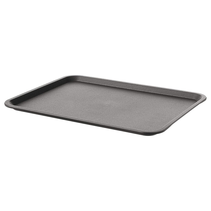 A gray tray  featuring a sleek and modern design, ideal for use in a professional or commercial setting. 37x29 cm (15x11 ")  30419949