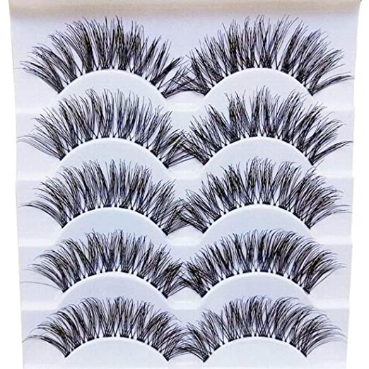 A set of high-quality false eyelashes in a box on a white background.